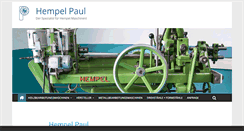 Desktop Screenshot of hempel-paul.de