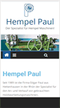 Mobile Screenshot of hempel-paul.de